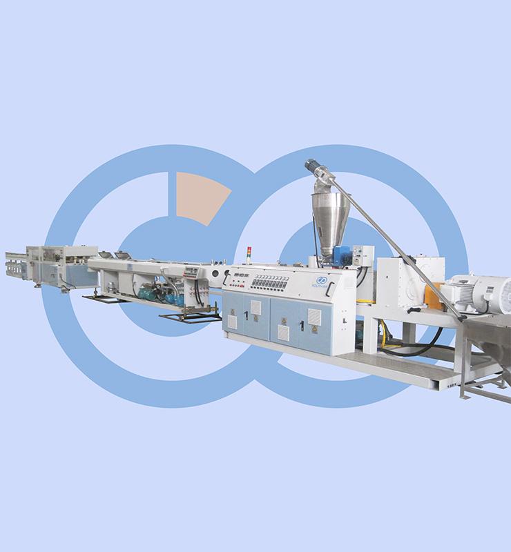 PVC 2 pipes extrusion line (16-110mm)